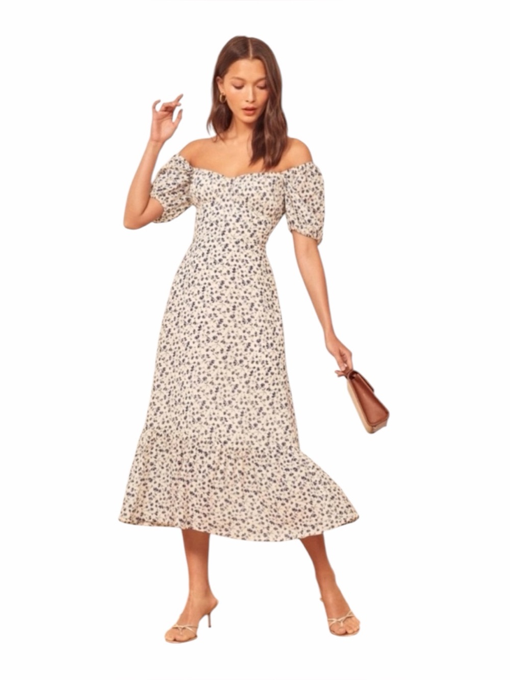 Reformation Hannah dress Mykonos Floral Print